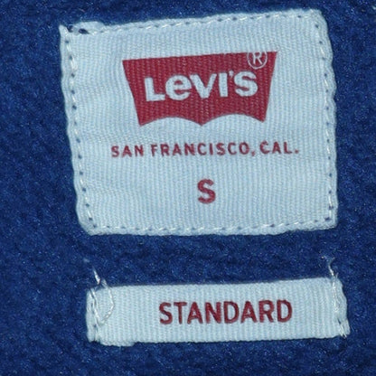 Mens UK Size S Levi's Blue Pullover Sweatshirt