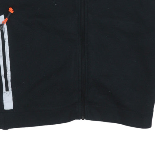 Mens UK Size M Emporio Armani Black Full Zip Hoodie