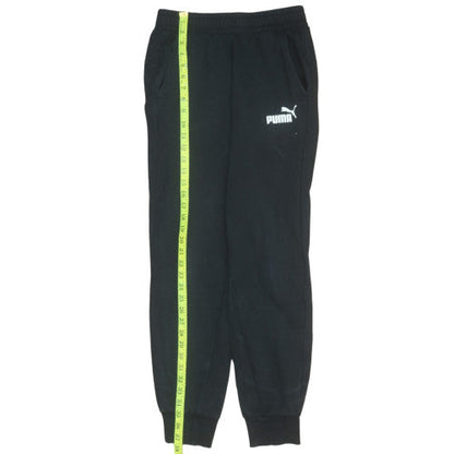 Mens UK Size S PUMA Regular Fit Jogger Black Trousers