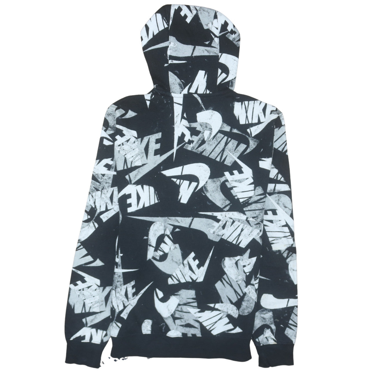Mens UK Size S Nike Black Pullover Hoodie