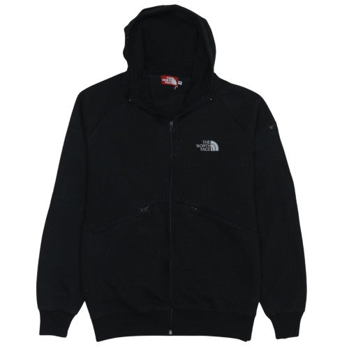 Mens UK Size M The North Face Black Full Zip Hoodie