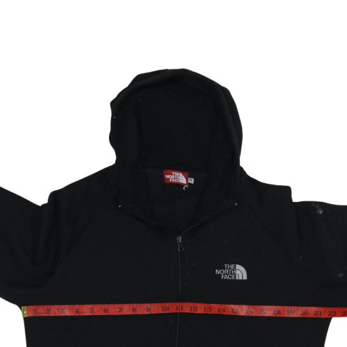 Mens UK Size M The North Face Black Full Zip Hoodie