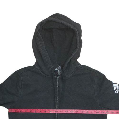 Teens UK Size L adidas Black Full Zip Hoodie