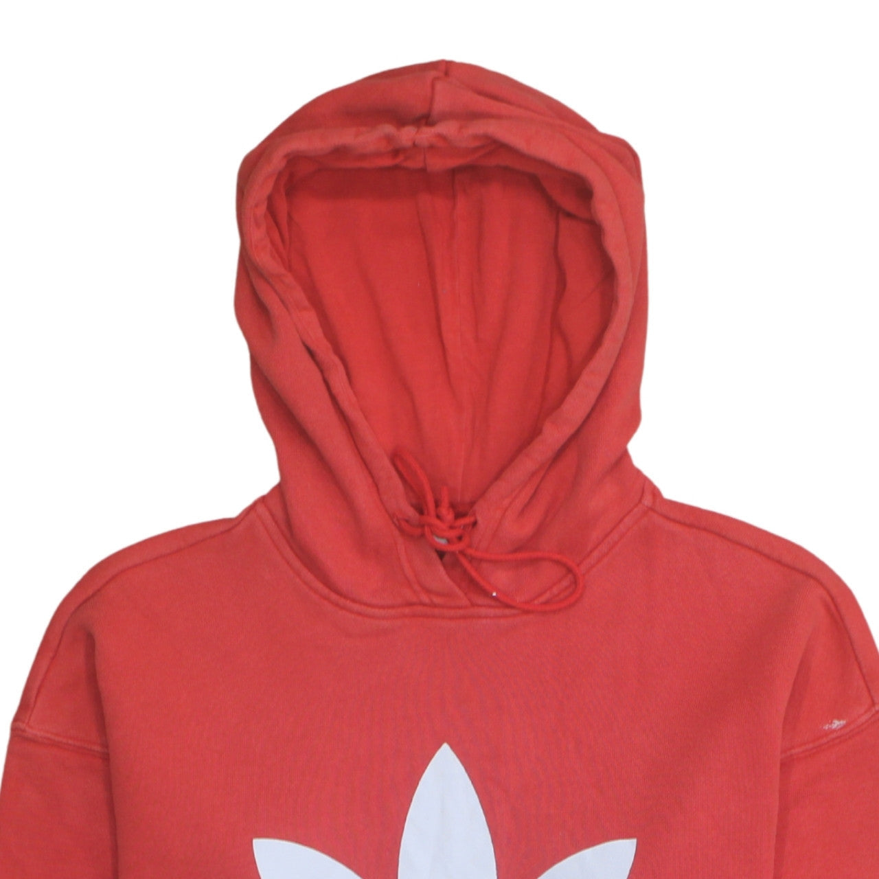 Womens UK Size 12 adidas Red Pullover Hoodie