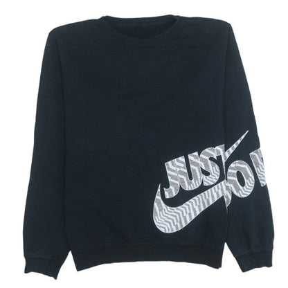 Mens UK Size M Nike Black Pullover Sweatshirt