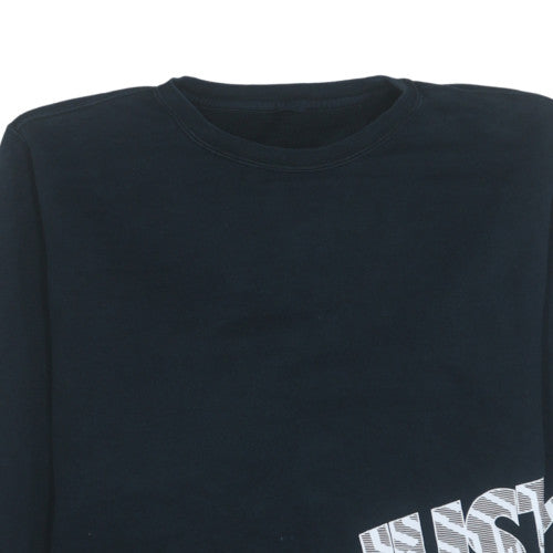 Mens UK Size M Nike Black Pullover Sweatshirt