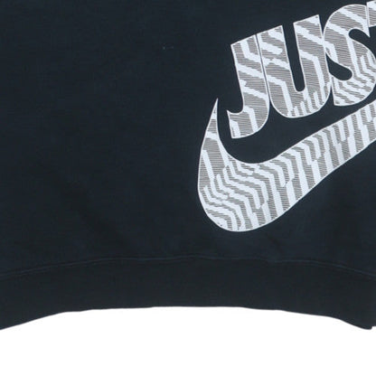 Mens UK Size M Nike Black Pullover Sweatshirt