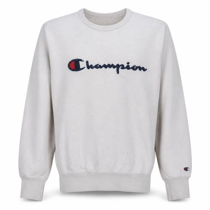Mens UK Size L Champion Beige Pullover Sweatshirt