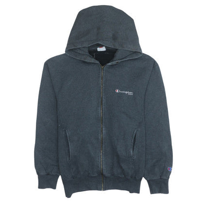 Mens UK Size L Champion Grey Full Zip Hoodie