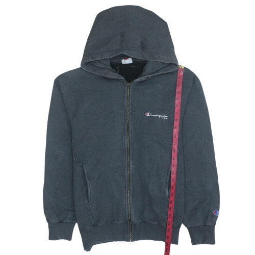 Mens UK Size L Champion Grey Full Zip Hoodie
