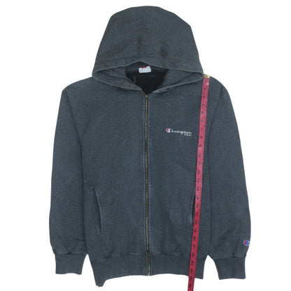 Mens UK Size L Champion Grey Full Zip Hoodie