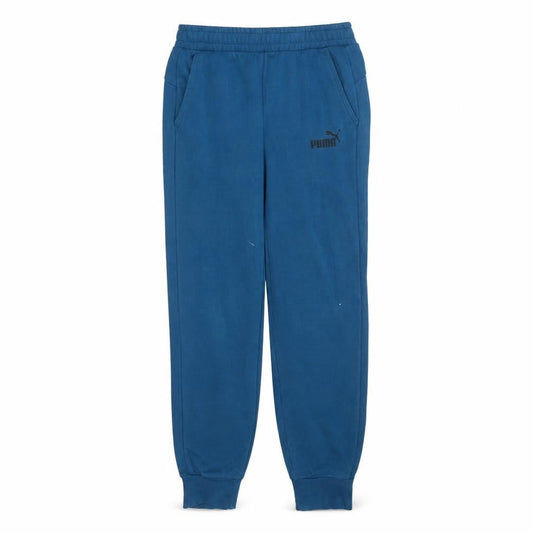 Front view of Puma Men's Blue Jogger Sweatpants M Fleece Lined Activewear
