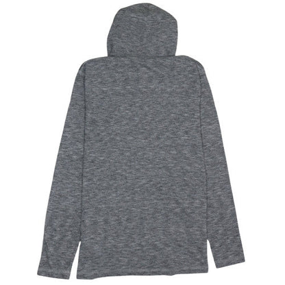 Mens UK Size L Lee Grey Henley Hoodie
