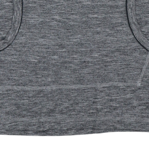 Mens UK Size L Lee Grey Henley Hoodie