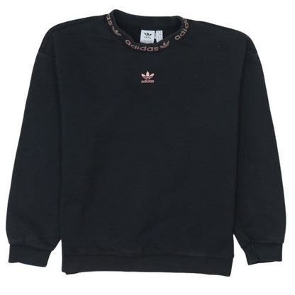 Womens UK Size 4 adidas Black Pullover Sweatshirt