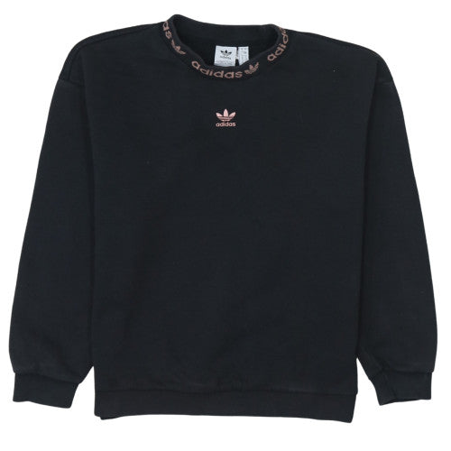Womens UK Size 4 adidas Black Pullover Sweatshirt