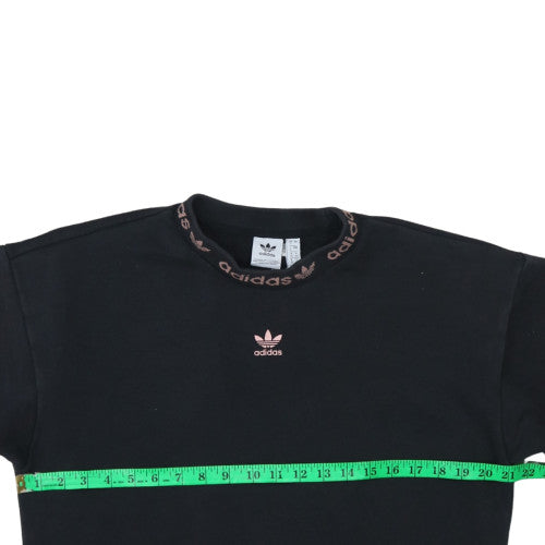 Womens UK Size 4 adidas Black Pullover Sweatshirt
