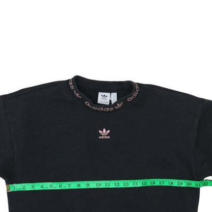 Womens UK Size 4 adidas Black Pullover Sweatshirt