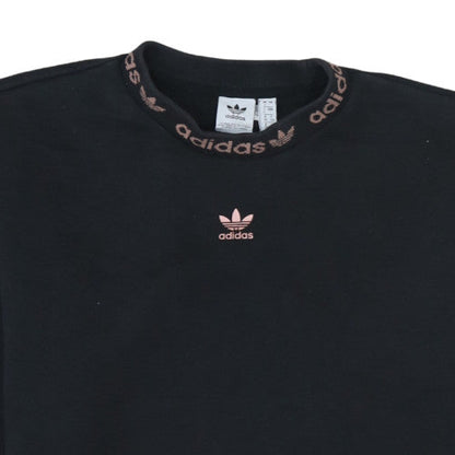 Womens UK Size 4 adidas Black Pullover Sweatshirt