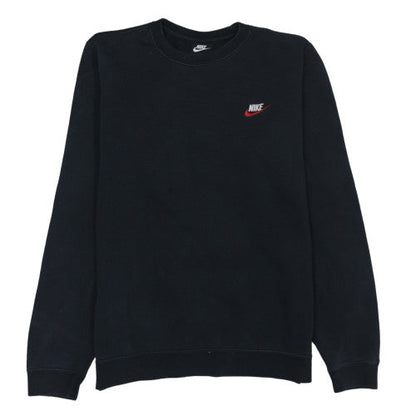 Mens UK Size M Nike Black Pullover Sweatshirt