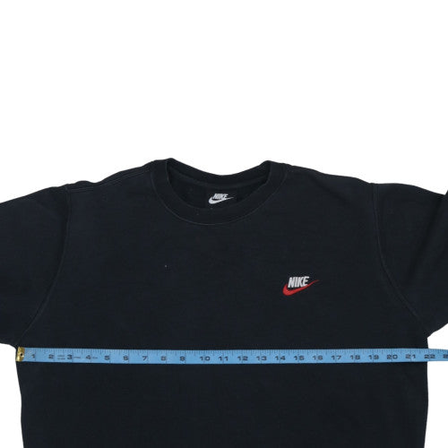 Mens UK Size M Nike Black Pullover Sweatshirt