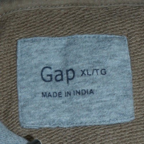 Mens UK Size XL Gap Beige Full Zip Hoodie