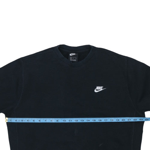 Mens UK Size M Nike Black Pullover Sweatshirt