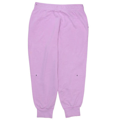 Nike Womens Pink Jogger Sweatpants L Fleece Activewear Trousers