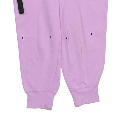 Nike Womens Pink Jogger Sweatpants L Fleece Activewear Trousers