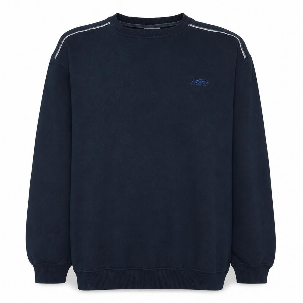 Mens UK Size L Reebok Blue Pullover Sweatshirt