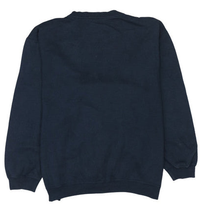 Mens UK Size L Reebok Blue Pullover Sweatshirt