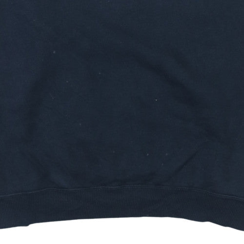 Mens UK Size L Reebok Blue Pullover Sweatshirt