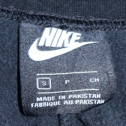 Mens UK Size S Nike Regular Fit Jogger Black Trousers