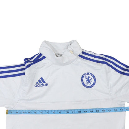 Mens UK Size S adidas White Pullover Sweatshirt