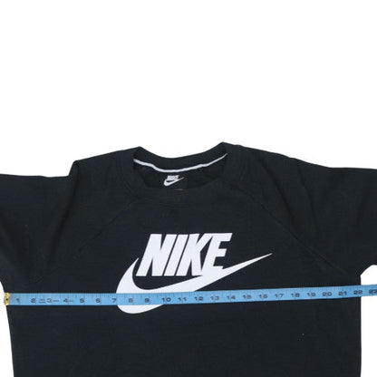 Womens UK Size M Nike Black Pullover Sweatshirt