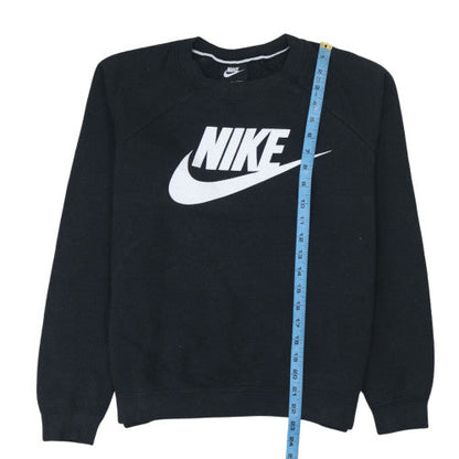 Womens UK Size M Nike Black Pullover Sweatshirt