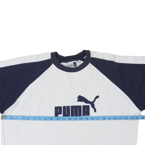 Mens UK Size L PUMA White Pullover Sweatshirt