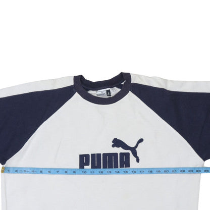 Mens UK Size L PUMA White Pullover Sweatshirt