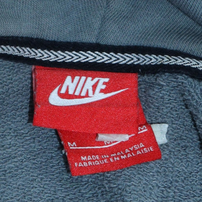 Womens UK Size M Nike Blue Full Zip Hoodie
