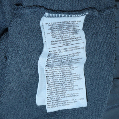 Womens UK Size M Nike Blue Full Zip Hoodie