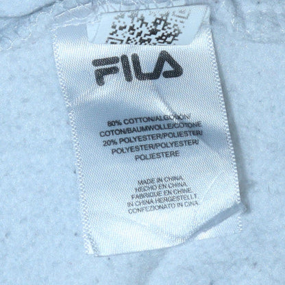 Womens UK Size S FILA White Pullover Hoodie