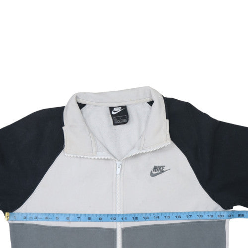 Mens UK Size S Nike Grey Full Zip Sweatshirt