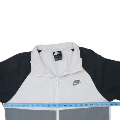 Mens UK Size S Nike Grey Full Zip Sweatshirt