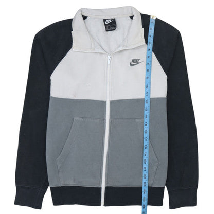 Mens UK Size S Nike Grey Full Zip Sweatshirt