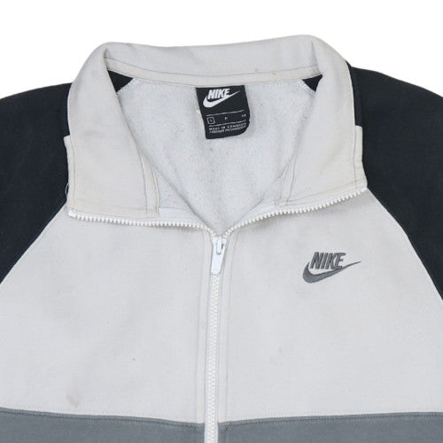 Mens UK Size S Nike Grey Full Zip Sweatshirt