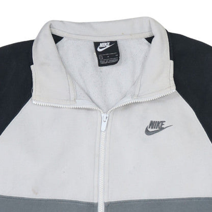 Mens UK Size S Nike Grey Full Zip Sweatshirt