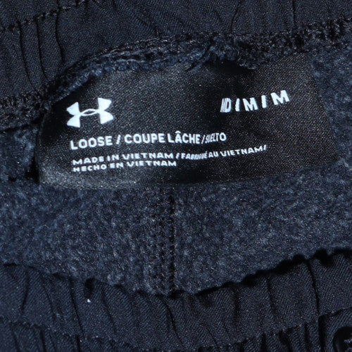 Mens UK Size M Under armour Relaxed Fit Jogger Black Trousers
