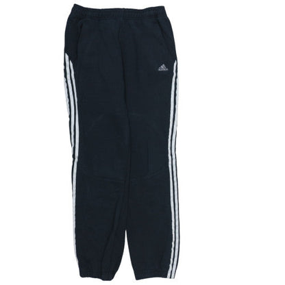 Adidas Boys Black Track Pants 10 Years Elastic Waist Pockets Joggers