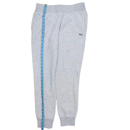 Puma Womens Grey Jogger Sweatpants Size 12 Comfortable Loungewear