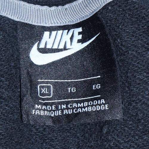 Mens UK Size XL Nike Black Pullover Sweatshirt